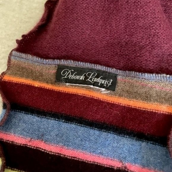 Deborah Linquist Recycled Cashmere Peace Scarf - Picture 3 of 3